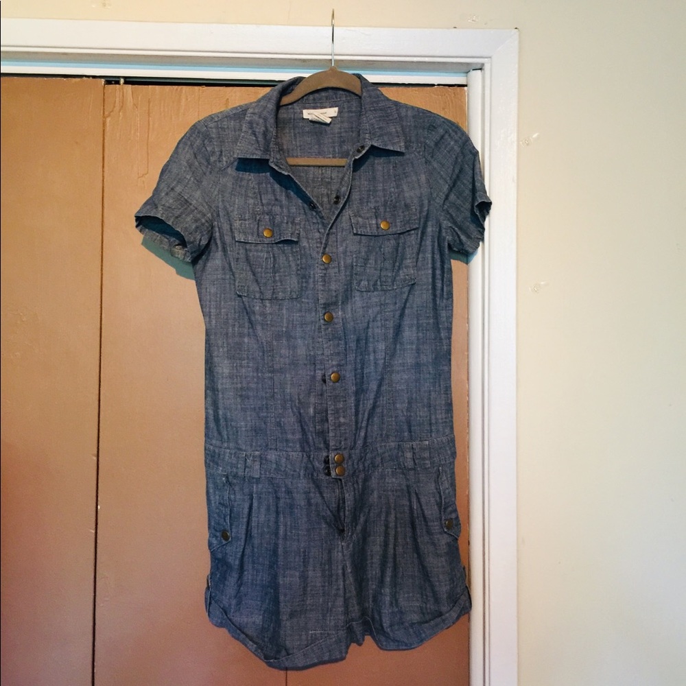 Chambray Romper